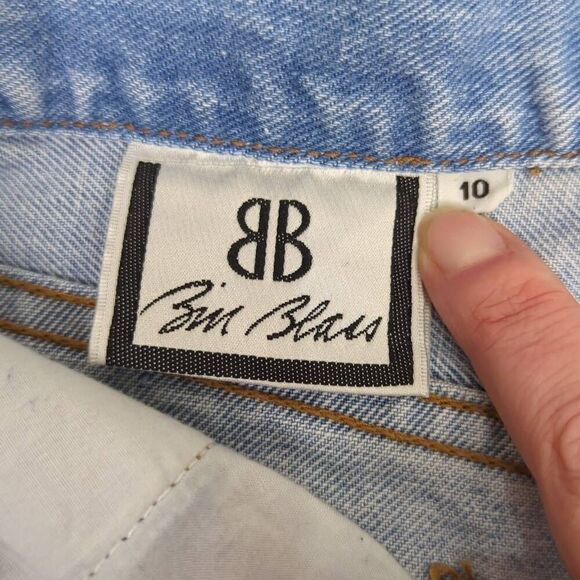 Vintage Bill Blass Women’s Size 10 Mom Blue Denim Jeans 27” Inseam - Picture 7 of 8